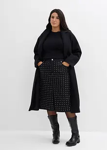 Spijkerrok met strassapplicatie, bonprix