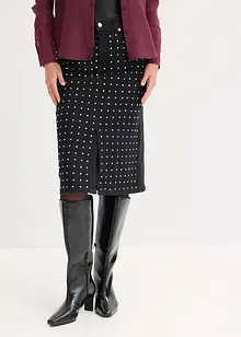 Spijkerrok met strassapplicatie, bonprix