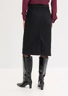 Spijkerrok met strassapplicatie, bonprix