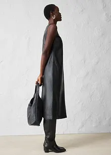 Leren jurk van nappaleer, bonprix