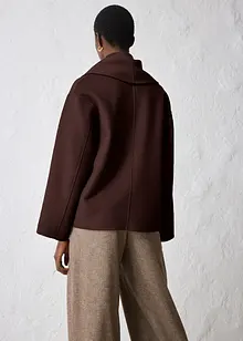 Oversized jas in een zachte wolmix, bonprix