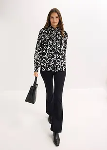 Blouse met strik, bonprix