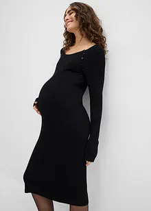 Gebreide zwangerschaps- en voedingsjurk, bonprix