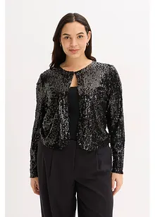 Gebreide jurk met glittereffect, bonprix