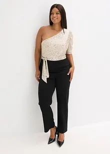 Jumpsuit met pailletten, bonprix