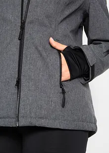 Outdoor jas met teddyfleece, waterdicht, bonprix