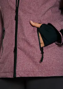 Outdoor jas met teddyfleece, waterdicht, bonprix