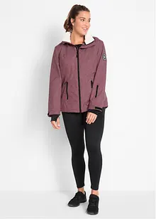 Outdoor jas met teddyfleece, waterdicht, bonprix