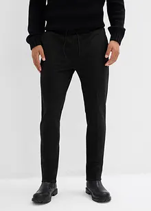 Elegante super stretch broek met comfortband, slim fit, bonprix