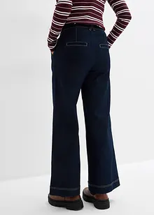 Wide leg jeans high waist met een comfortabele tailleband, bonprix