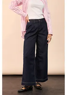 Wide leg jeans high waist met een comfortabele tailleband, bonprix