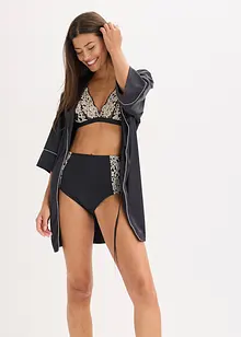 Satijnen kimono met glanseffect, bonprix