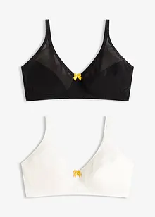 Bh met katoen zonder beugels (set van 2), bonprix