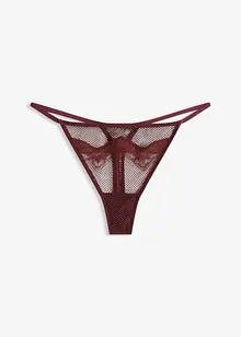Tanga string met sierlijk kant, bonprix