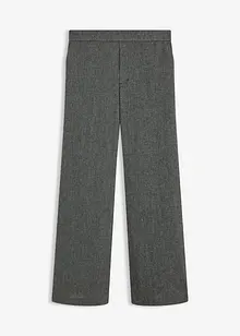 Bootcut broek in tweed look, bonprix