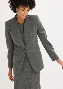 Blazer in tweed look, bonprix