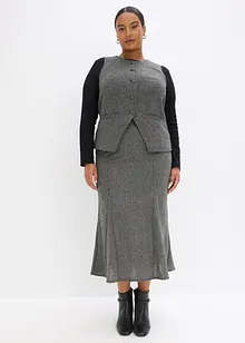 Godetrock in tweedlook, bonprix