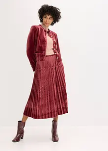 Colshirt met kant, bonprix