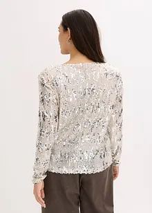 Longsleeve met pailletten, bonprix