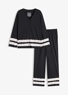 Pyjama van een softe viscose-mix, bonprix