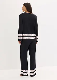 Pyjama van een softe viscose-mix, bonprix