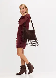 Mini jurk met mesh, bonprix