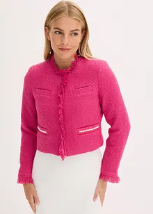 Cropped bouclé blazer, bonprix