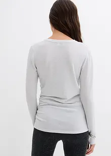 Longsleeve met rimpels, bonprix