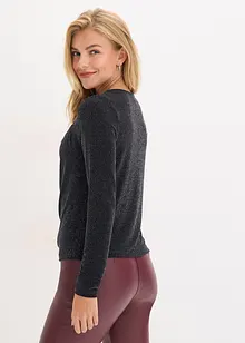 Top met watervalhals, bonprix