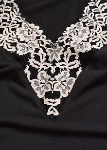 Body zonder beugels van zacht modal met kant, bonprix