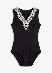 Body zonder beugels van zacht modal met kant, bonprix