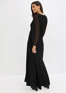 Maxi jurk met strass applicatie, bonprix