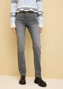 Straight jeans mid waist, stretch, bonprix