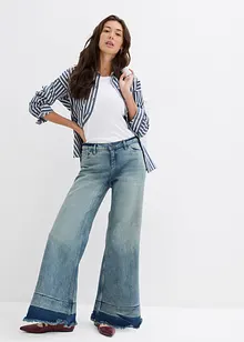 Wide leg jeans, mid waist, bonprix