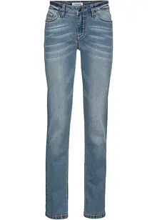 Straight stretch jeans, mid waist, bonprix
