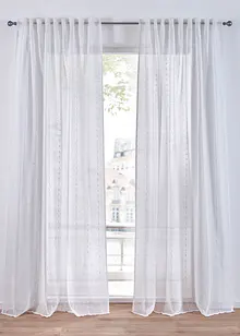 Gordijn met geweven strepen (1 stuk), bonprix