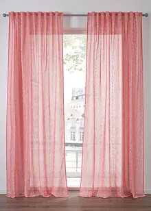 Gordijn met geweven strepen (1 stuk), bonprix