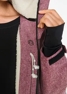 Outdoor jas met teddyfleece, waterdicht, bonprix