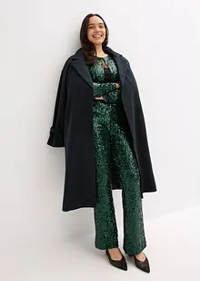 Gebreide jurk met glittereffect, bonprix