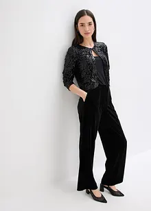 Gebreide jurk met glittereffect, bonprix