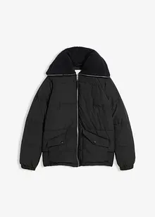 Gewatteerde jas met teddykraag, bonprix