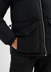 Gewatteerde jas met teddykraag, bonprix