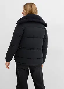 Gewatteerde jas met teddykraag, bonprix