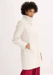 Korte coat van bouclé, bonprix