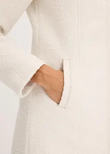 Korte coat van bouclé, bonprix