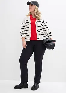 Wijd uitlopende legging van katoenmix (set van 2), bonprix