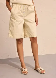 Papertouch bermuda van een katoenmix, bonprix