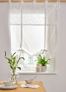 Vouwgordijn met borduursel, bonprix