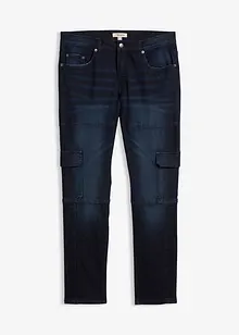 Slim fit cargo stretch jeans, straight, bonprix