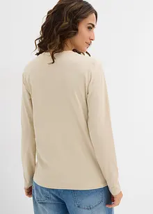 Longsleeve van biologisch katoen (set van 2), bonprix